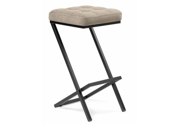 Полубарный стул Woodville Амаури 685400 Катания хумус / черный