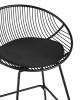 Набор из 4 полубарных стульев Stool Group UFO-24A-P11 BL/BL X4 черный фото 6