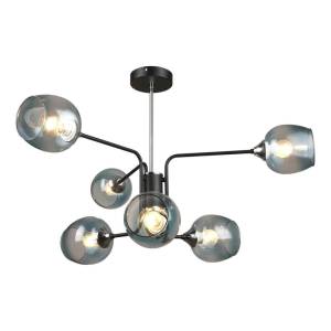 Потолочная люстра IMEX Md.3564 MD.3564-6-S BK+CH
