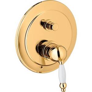 Смеситель для ванны Webert Dorian DO860101010 с внутренней частью, золотой