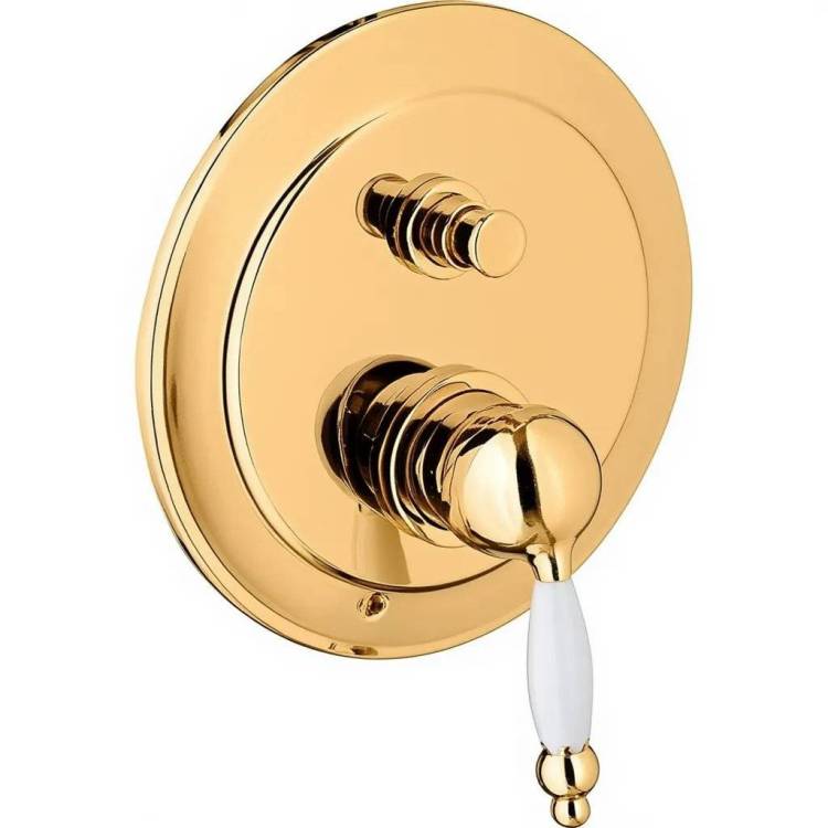 Смеситель для ванны Webert Dorian DO860101010 с внутренней частью, золотой