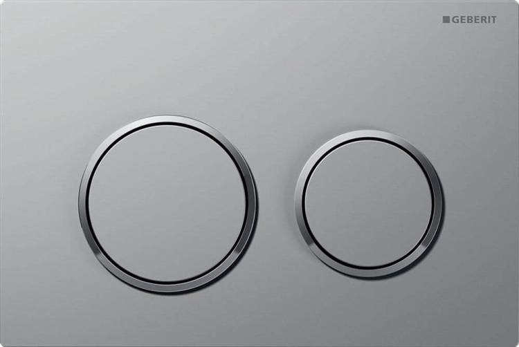 Кнопка смыва Geberit Omega 20 115.085.JQ.1 лакированная, матовый хром