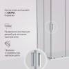 Душевой уголок Am.Pm Gem W90G-403-100100-MT профиль хром матовый, стекло прозрачное, 100x100 фото 6