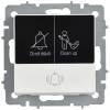 Кнопка звонка IEK Brite BR-V14-2-10-K91 арктический белый фото 4