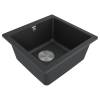 Мойка кухонная Paulmark Gera 50 PM104546-AN Антрацит, 45x46 фото 2