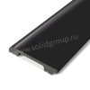Плинтус Solid UHD 05/80 Моноколор Черный 2400x80x13 фото 2
