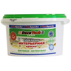 Краска DecoTech Eco Интерьерная 3 кг