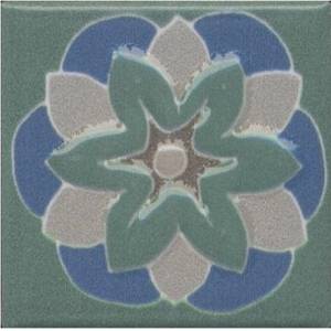 Вставка Kerama Marazzi Анвер OS/B176/21052 Зеленый 6 4.85x4.85