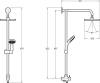 Душевой комплект Jacob Delafon Aleo E72351-CP + E45893-CP фото 10