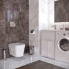 Унитаз подвесной Taliente Correto CR25200+SMcromo безободковый, с микролифтом, белый фото 3