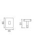Крючок AltroBagno Quadro 081005 Cr фото 2