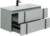 Тумба с раковиной Allen Brau Reality 1.32007.PWM папирус матовый, 101x50 фото 5