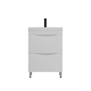 Тумба под раковину Corozo Лиана 60 SD-00001743 напольная, белый