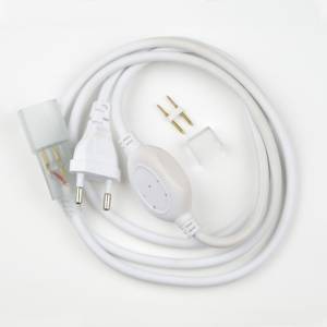 Шнур сетевой для светодиодной ленты Uniel UCX-SP4/B67-RGB White 1 Sticker