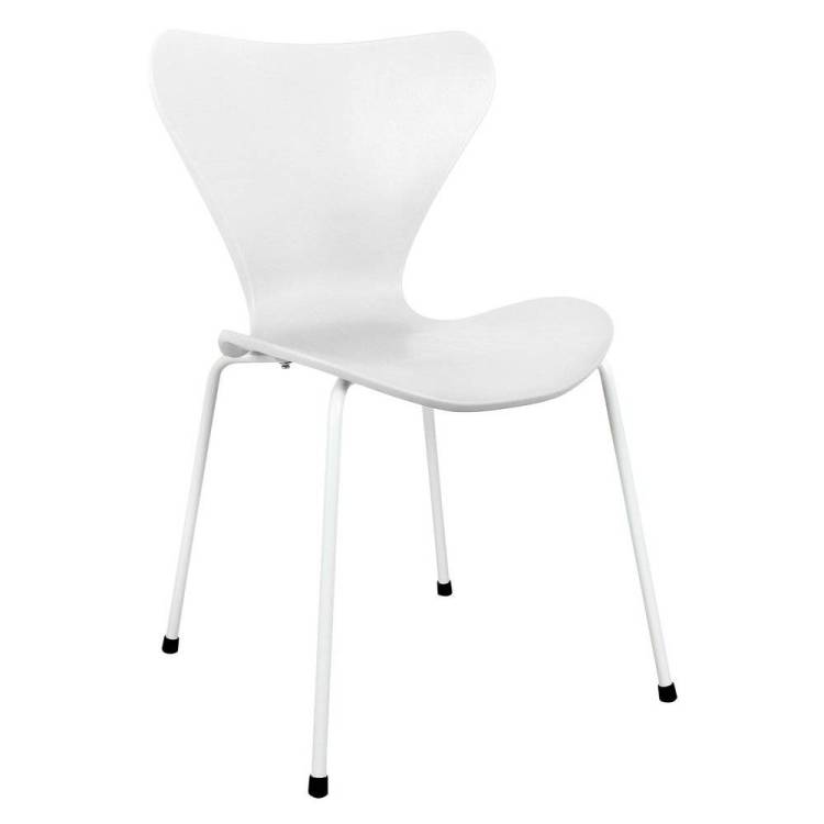 Стул Bradex Home Seven FR 0819, белый с белыми ножками