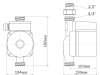 Циркуляционный насос Aquario AC 159-160A фото 4