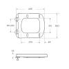 Крышка-сиденье BelBagno Aurora BB8604SC с микролифтом, белое фото 3
