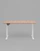 Стол с регулировкой высоты Stool Group Mction SG SNELCE2white 120wood K361PW DUAL светлое дерево фото 4