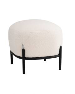 Пуф Stool Group Стоун vd-pf-stone-fl-milk Fluffy молочный, букле