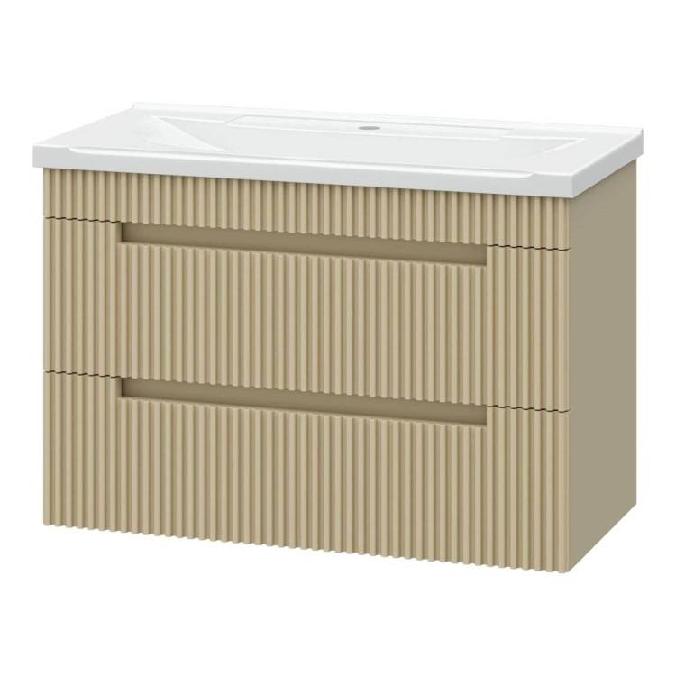 Тумба с раковиной Brevita Ariana - 80 Капучино 51x78x39