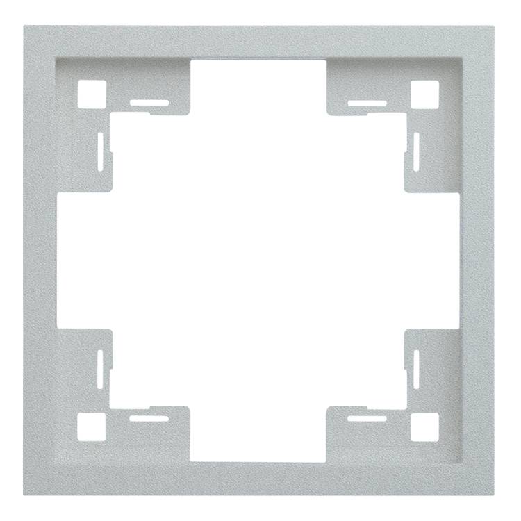 Одноместная рамка Rikett Standart 35810 SV серебро