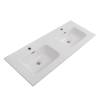 Раковина BelBagno BB1200-2-ETL белый, 121x46.5x17.5