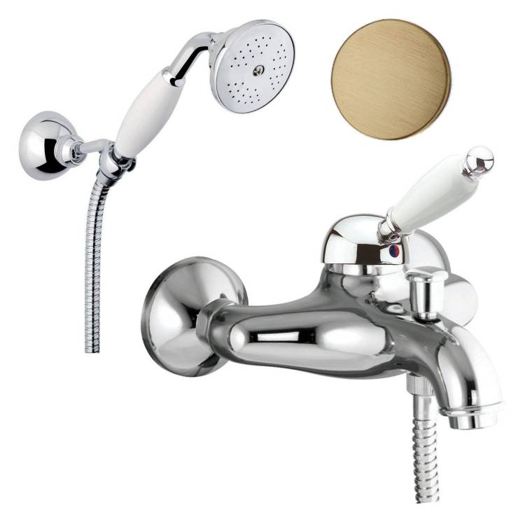 Смеситель для ванны с душем Fiore Imperial 83ZZ5104 бронза