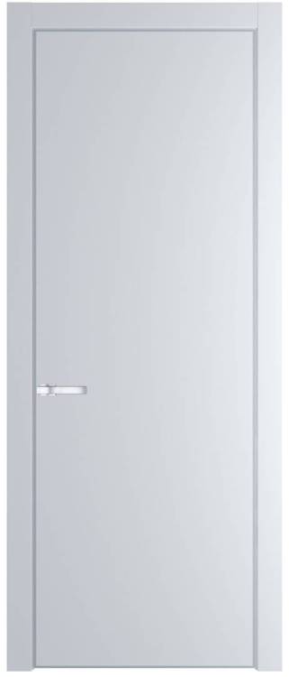 Межкомнатная дверь Profil Doors 1 PE полотно Вайт, кромка алюминиевая с четырех сторон матовая 800x2000