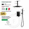 Душевая система Filarete Fing FL1044BL черный фото 3