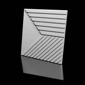 Дизайнерская панель Artpole MD 0010-3 Pifagor-3 Platinum матовый 60x2.4x60