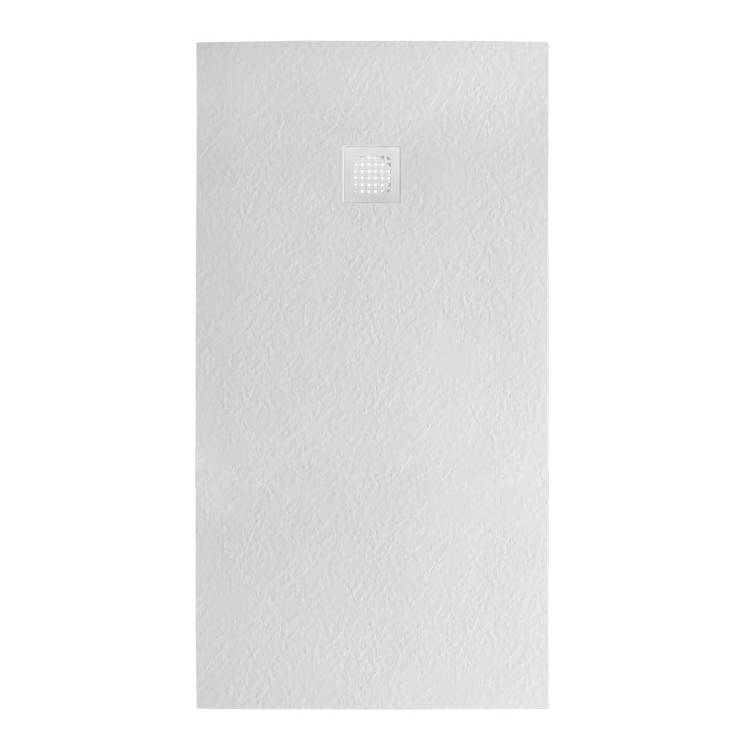 Поддон для душа BelBagno Uno TRAY-MR-UNO-AH-170/80-35-W-BO с сифоном и белой матовой декоративной накладкой, 170x80