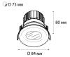 Встраиваемый светильник Italline IT06-6016 white 3000K фото 2