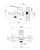 Смеситель для ванны Orange Flat M12-100cr фото 5