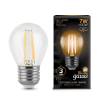 Лампа светодиодная филаментная Gauss Filament 105802107 фото 3