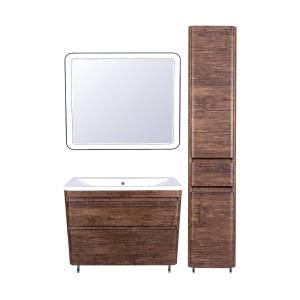 Мебель для ванной Style Line Атлантика 100 Люкс Plus, напольная, старое дерево