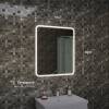 Зеркало Veneciana Camila 67008 с подсветкой, 80x70 фото 2