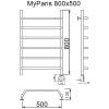 Полотенцесушитель электрический Ника Myfrea My Paris 80/50 правый тэн, хром фото 3