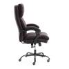 Кресло компьютерное Tetchair Chief metalBL 25018 коричневый, кожзам, ткань фото 2