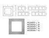 Рамка 5-постовая Ambrella Volt Alfa Techno AF220505 фото 4