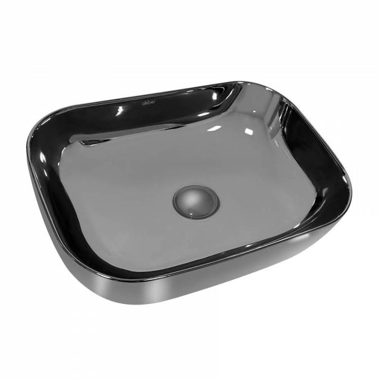 Раковина Abber Rechteck AC2200GS 45 см, серебро