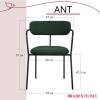 Набор из 4 стульев Bradex Home Ant FR 0998K зеленый букле фото 16