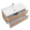 Тумба под раковину Belbagno Marino-Cer MARINO-CER-900-2C-SO-WO-P 86.8x43.8x50 Rovere Bianco подвесная с двумя выкатными ящиками фото 7
