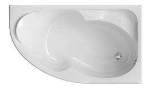 Акриловая ванна Creto Doris 14-17090R правая, белая, без каркаса, 170x90