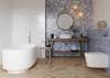 Керамическая плитка Gracia Ceramica Folk blue голубой 01 25x60 фото 7