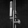 Смеситель для ванны Black&White U7752GM напольный, белый фото 3