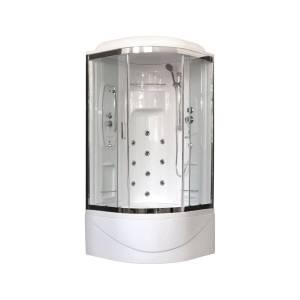 Душевая кабина Royal Bath RB100NRW-T-CH с высоким поддоном, с сиденьем