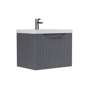 Тумба под раковину Equil Mirage tpMIRAGE60.1Y-07 подвесная, серый, 59x44.2