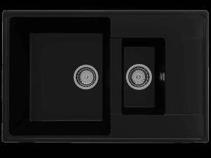 Мойка кухонная Ulgran Quartz Prima 780 1,5 K-07 уголь