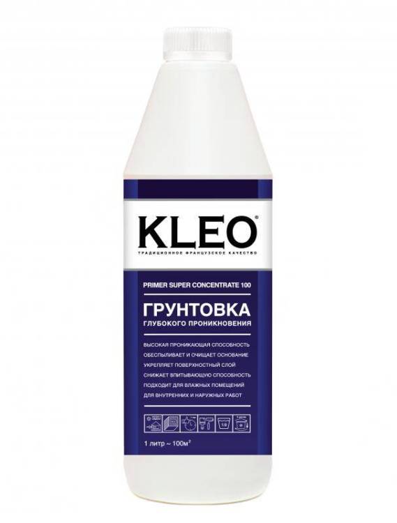 Грунтовка глубокого проникновения Kleo Primer Super Concentrate 100 1 л