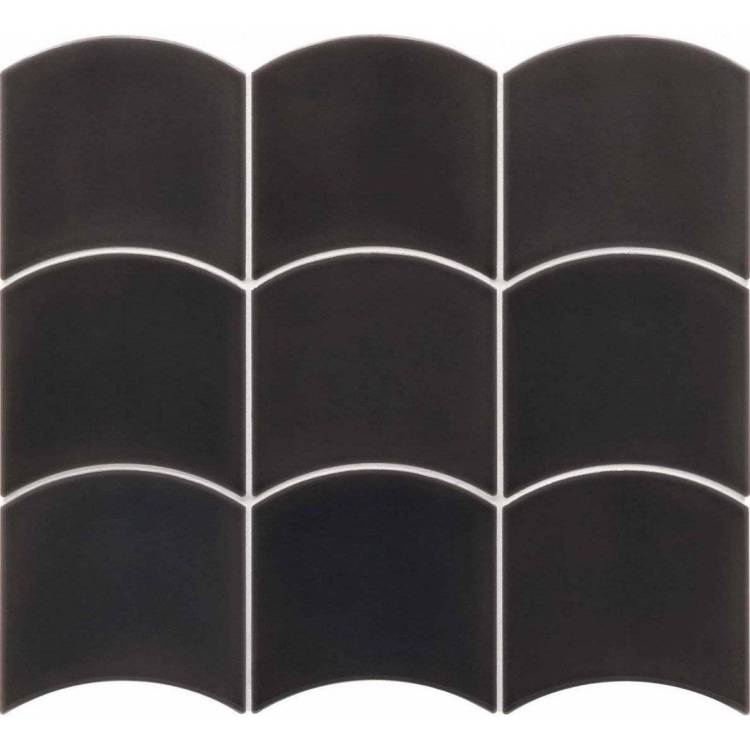 Керамическая плитка Equipe Wave 28842 Black 12x12